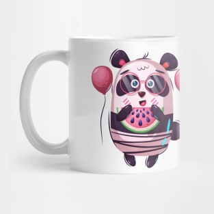 Panda Eating Watermelon Mug